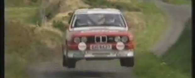 Video de colectie: BMW M3 E30 la Manx Rally 1988!