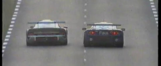 Video de colectie: Porsche 911 GT1 si McLaren F1 GTR, duel aprig la Le Mans 1996