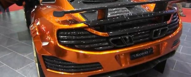 Video de la Geneva: Mansory McLaren MP4-12C, carbon in flacari