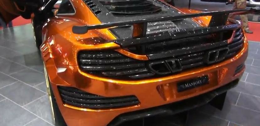 Video de la Geneva: Mansory McLaren MP4-12C, carbon in flacari