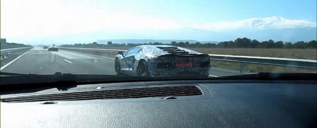Video: Doua Lamborghini LP700-4 surprinse in teste, in Spania!