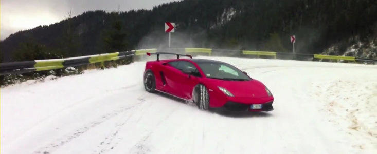 VIDEO: Drifturi pe Transfagarasan cu cel mai extrem Gallardo din istorie!