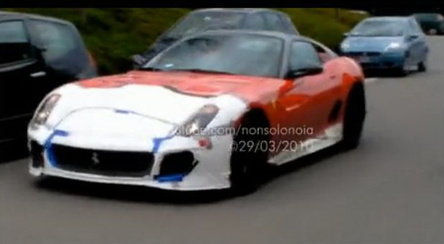 Video: Ferrari 599 GTO in actiune!