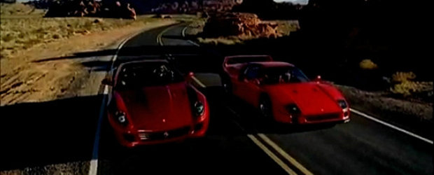 VIDEO: Ferrari F40 si 599 GTB isi dau intalnire in desertul american