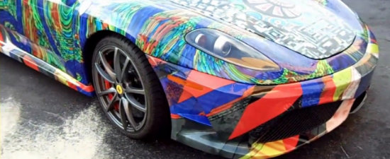 Video: Ferrari F430 Scuderia transformat in Art Car. Ce parere ai?