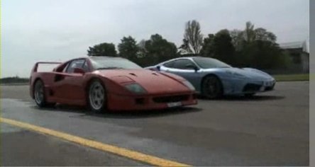 VIDEO: Ferrari F430 Scuderia vs. Ferrari F40