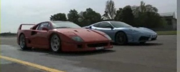 VIDEO: Ferrari F430 Scuderia vs. Ferrari F40