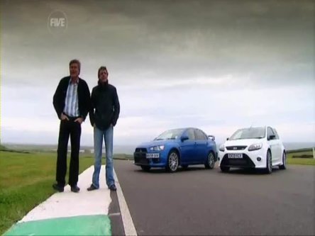 Video: Ford Focus RS vs. Mitsubishi Lancer EVO X