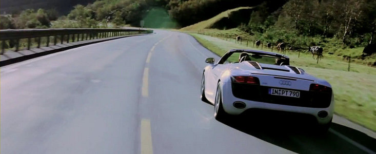 VIDEO: Germanul Audi R8 Spyder porneste pe urmele vikingilor VIDEO: Germanul Audi R8 Spyder porneste pe urmele vikingilor