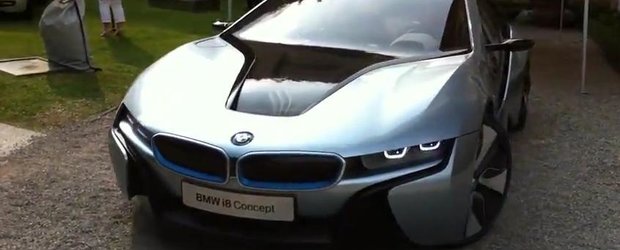 VIDEO: incredibilul BMW i8 Concept, condus la Villa d'Este