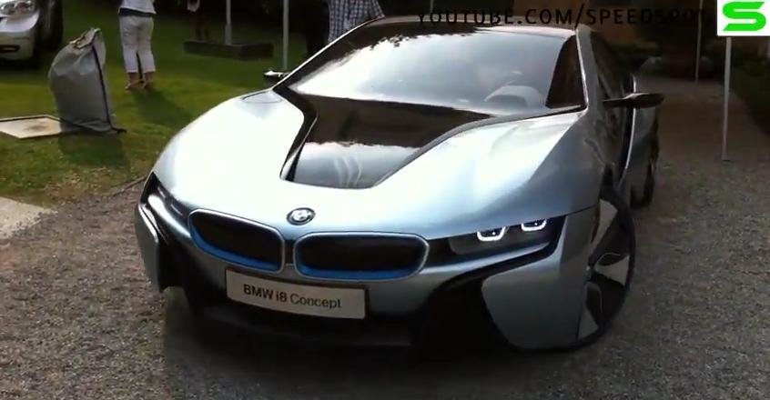 VIDEO: incredibilul BMW i8 Concept, condus la Villa d'Este