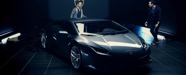 Video Lamborghini Huracan: primele imagini cu masina de 610 cp in miscare
