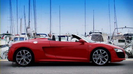 Video: Magnificul Audi R8 Spyder revine pe pelicula Video: Magnificul Audi R8 Spyder revine pe pelicula