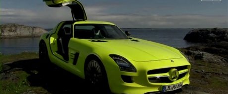Video: Mercedes-Benz SLS AMG E-Cell in actiune!