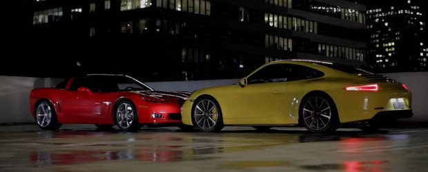 VIDEO: Motor Trend arunca in lupta directa noile Chevy Corvette Grand Sport si Porsche 911