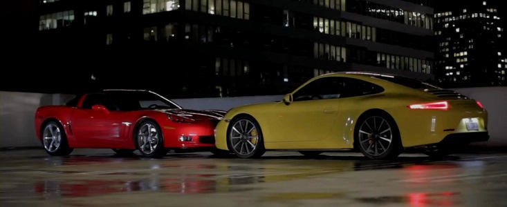VIDEO: Motor Trend arunca in lupta directa noile Chevy Corvette Grand Sport si Porsche 911