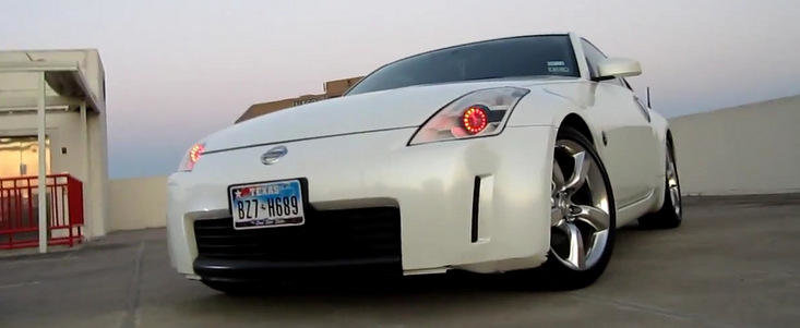 VIDEO: Nissan 350Z cu lumini a la Iron Man