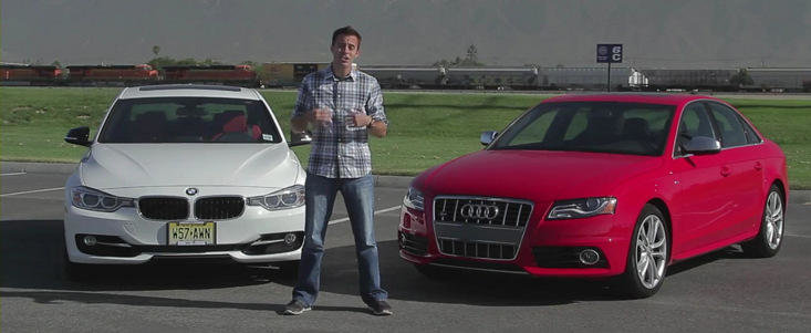 VIDEO: Noile Audi S4 si BMW 335i se dueleaza pentru suprematie