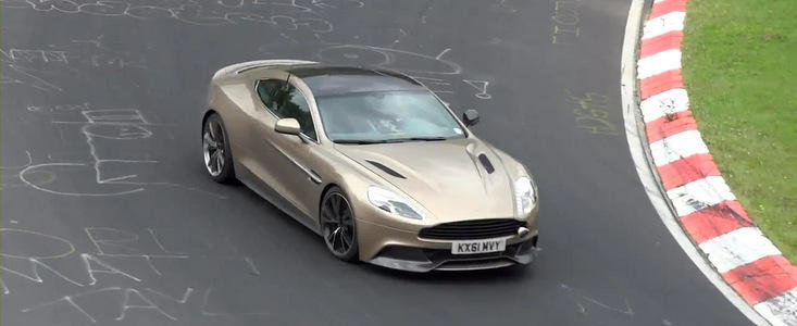 VIDEO: Noul Aston Martin Vanquish isi continua testele la Nurburgring VIDEO: Noul Aston Martin Vanquish isi continua testele la Nurburgring