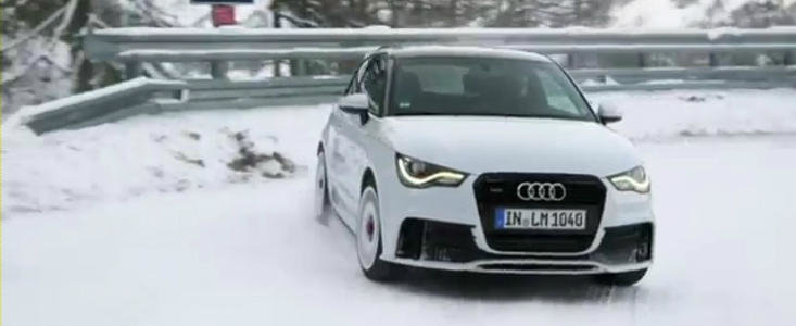 VIDEO: Noul Audi A1 Quattro iese la joaca in zapada