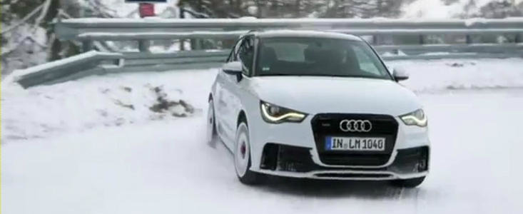VIDEO: Noul Audi A1 Quattro iese la joaca in zapada VIDEO: Noul Audi A1 Quattro iese la joaca in zapada