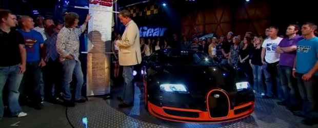 Video: Noul Bugatti Veyron Supersport in actiune la Top Gear!