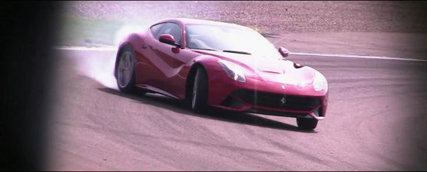 VIDEO: Noul Ferrari F12 Berlinetta se dezlantuie pe circuitul de la Fiorano