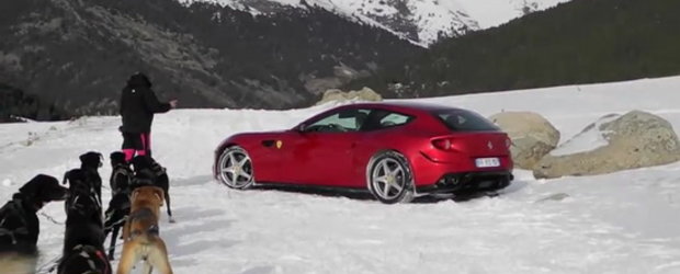 Video: Noul Ferrari FF se pregateste de jocurile de iarna!