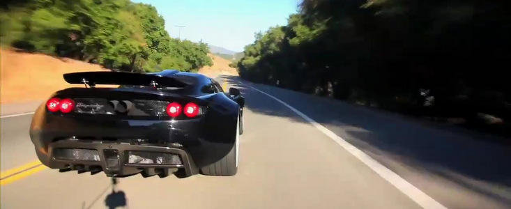 VIDEO: Noul Hennessey Venom GT Spyder ne ofera o prima demonstratie de forta