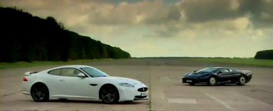 VIDEO: Noul Jaguar XKR-S, fata in fata cu legendarul XJ220