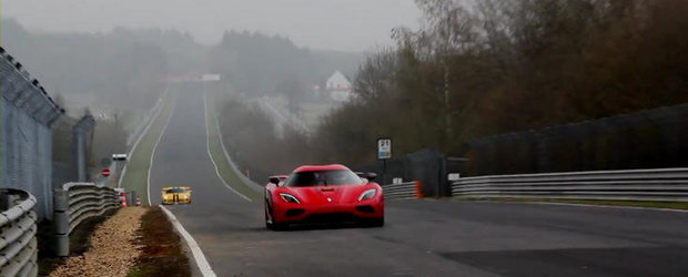 Video: Noul Koenigsegg Agera R se dezlantuie la Nurburgring, reuseste un 402 km/h!