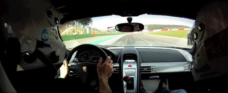 VIDEO: Porsche Carrera GT la Spa-Francorchamps