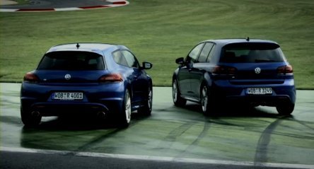 Video:  Rrr... Scirocco R vs Golf R