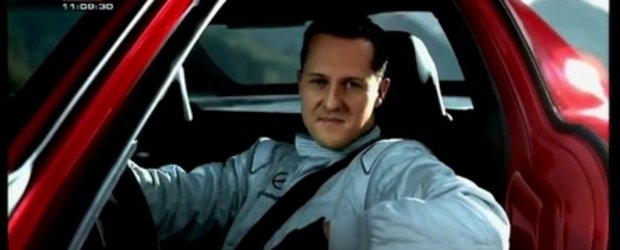 Video: Schumi conduce SLS-ul pe tavanul unui tunel...