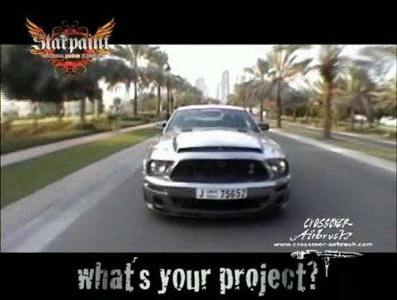 Video: Shelby GT500 cromat in Dubai