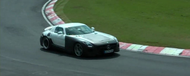 Video Spion: Mercedes SLS AMG Black Series debarca la Nurburgring, suna asurzitor