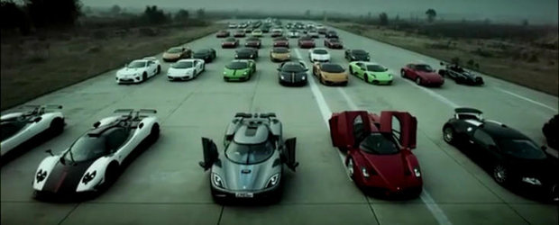 VIDEO: SportsCar Club ne ofera cea mai tare parada de supercaruri din lume!