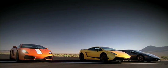 Video: Top Gear USA aduna laolalta trei tauri Lamborghini!