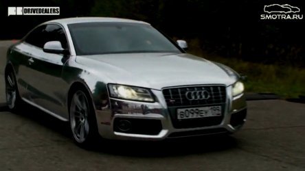 Video: Un Audi S5 cromat din Rusia...