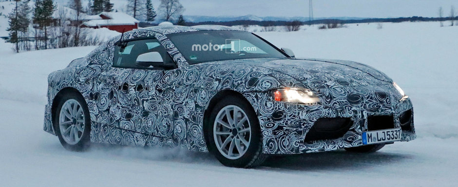 Viitoarea Toyota Supra a facut cunostinta cu prima ei zapada Viitoarea Toyota Supra a facut cunostinta cu prima ei zapada