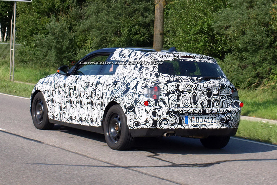 Viitorul BMW seria 1 hatchback surprins in poze spion
