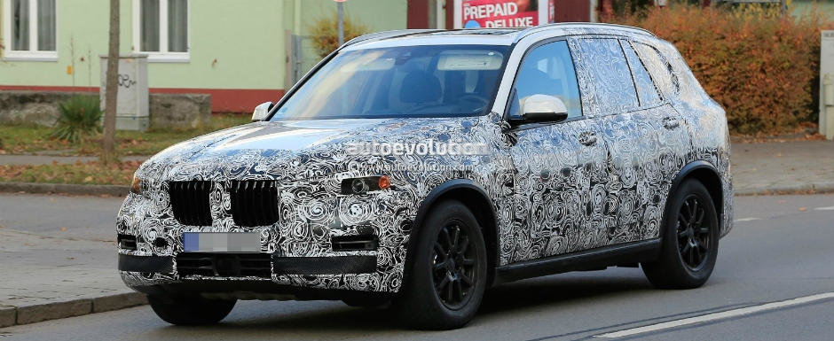 Viitorul BMW X5 intra in linie dreapta. SUV-ul debuteaza anul viitor cu o grila enorma Viitorul BMW X5 intra in linie dreapta. SUV-ul debuteaza anul viitor cu o grila enorma