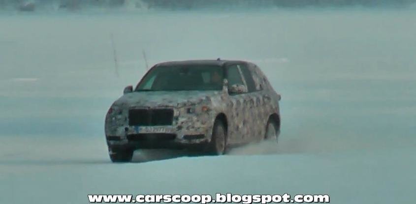 Viitorul BMW X5, surprins in teste pe zapada - VIDEO