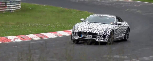 Viitorul Jaguar F-Type Coupe S V8 isi incordeaza muschii la Nurburgring