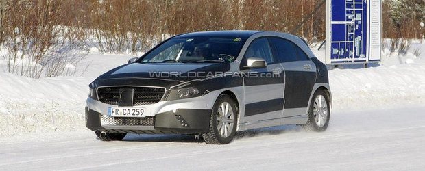 Viitorul Mercedes A-Class, surprins in noi poze spion