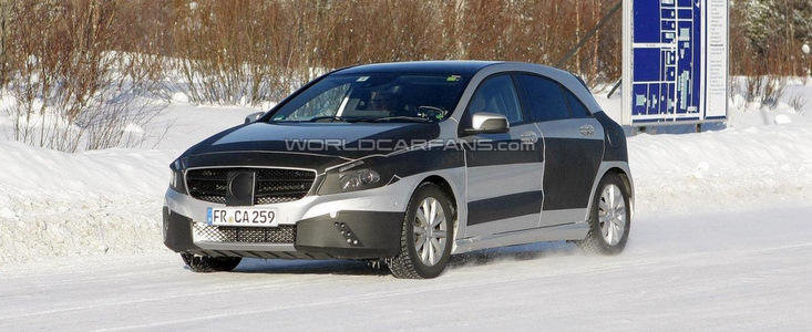 Viitorul Mercedes A-Class, surprins in noi poze spion