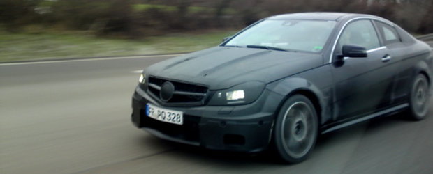 Viitorul Mercedes C63 AMG Coupe, surprins de un user 4Tuning in Germania!