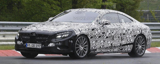 Viitorul Mercedes S-Class Coupe ni se arata in noi imagini spion!