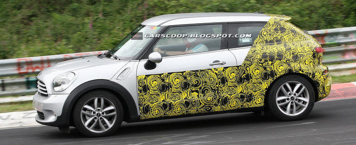 Viitorul Mini Countryman Coupe, surprins la Nurburgring