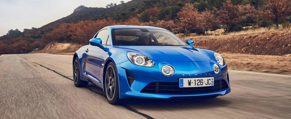 Vine din Franta, cantareste putin peste o tona si are motor central. GALERIE FOTO completa cu Alpine A110